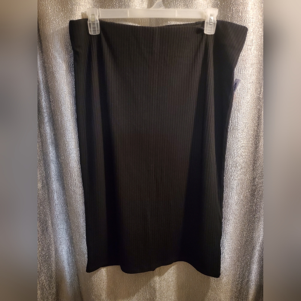 Midi Black Skirt